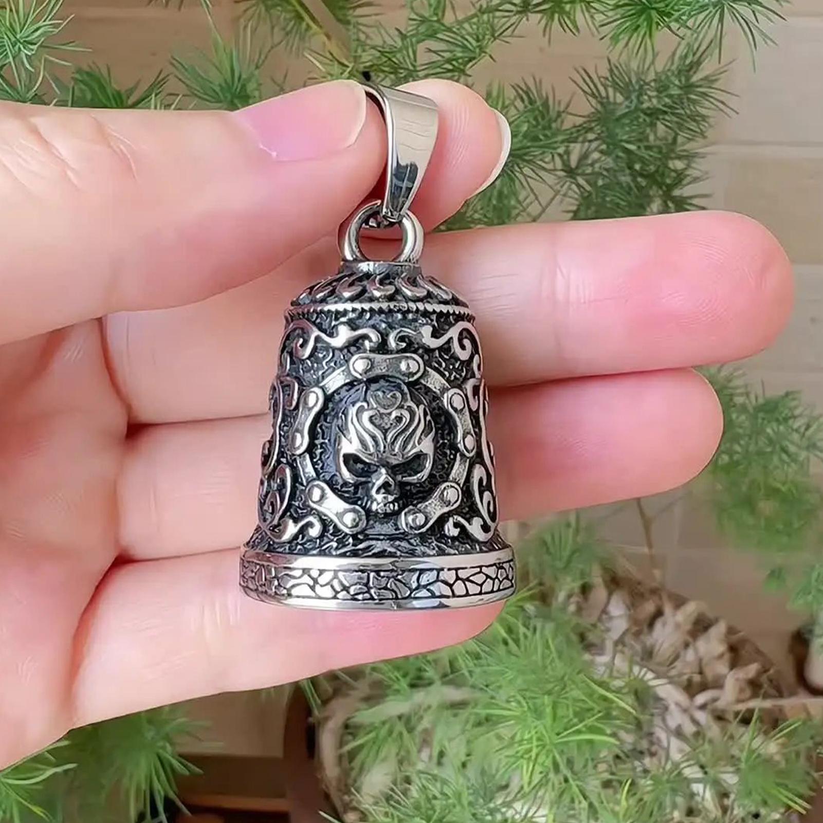 Skull Bell Charm Motorcycle Be - Motorcycle Chain ulasan dan harga