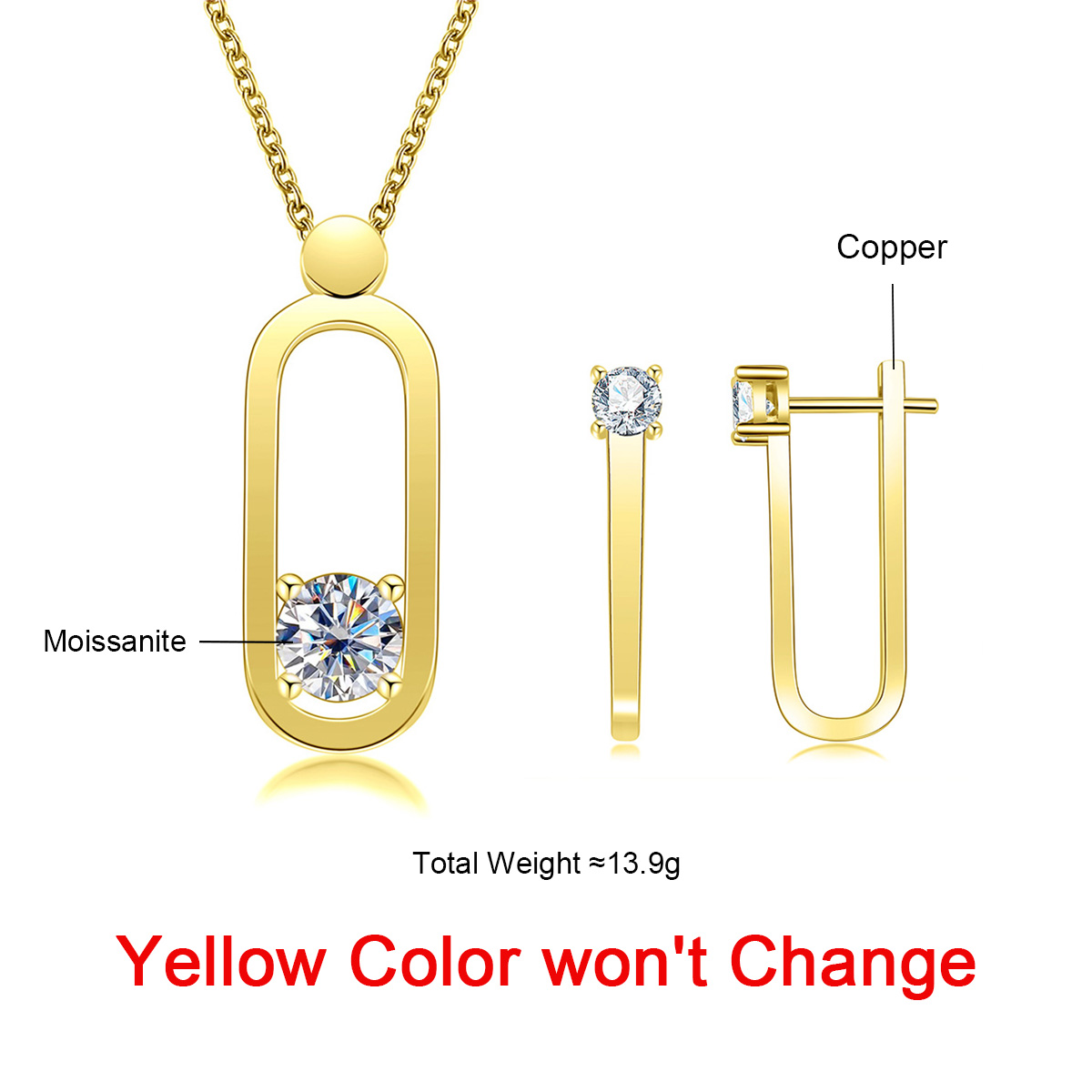 AnuJewel 2ct D Color Moissanit - Ansi Chain ulasan dan harga