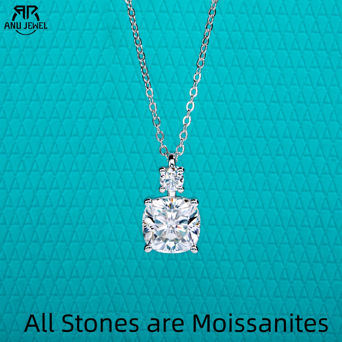 AnuJewel 2ct/2.5ct Cushion Cut - Ansi Chain ulasan dan harga