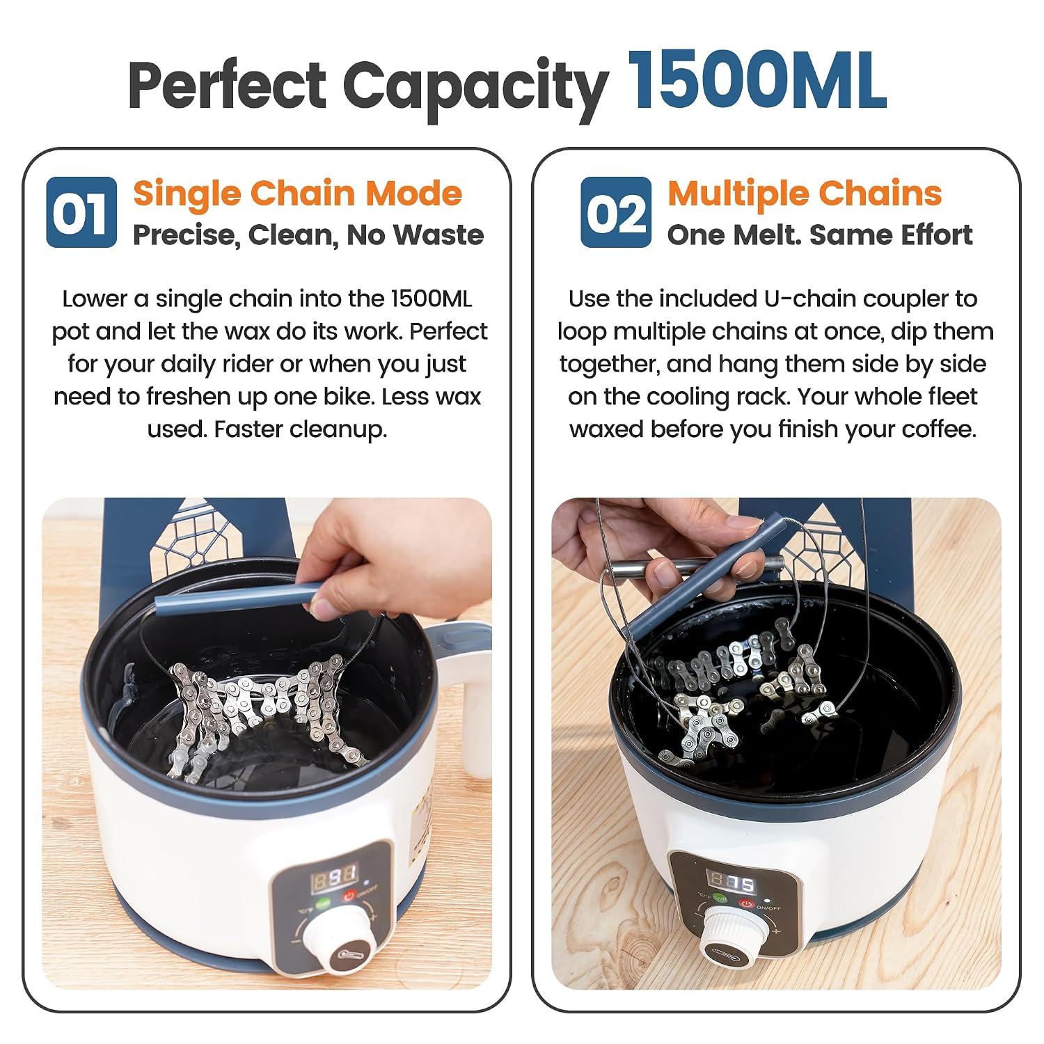 Bicycle Chain Wax Melting Pot  - Bike Chain ulasan dan harga