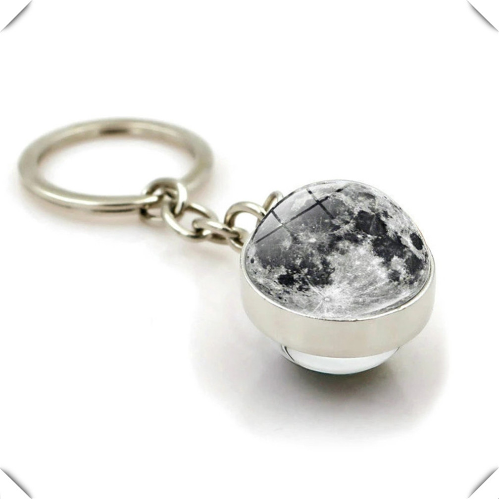 Glass Ball Car Key Chain Earth - Xcm Chain ulasan dan harga