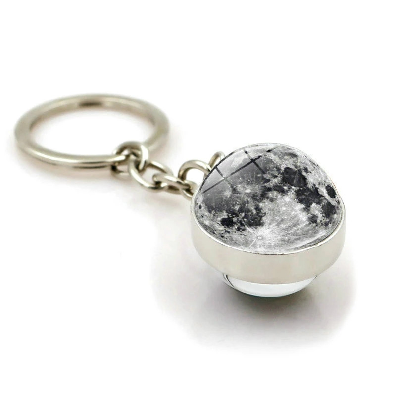 Glass Ball Car Key Chain Earth - Xcm Chain ulasan dan harga