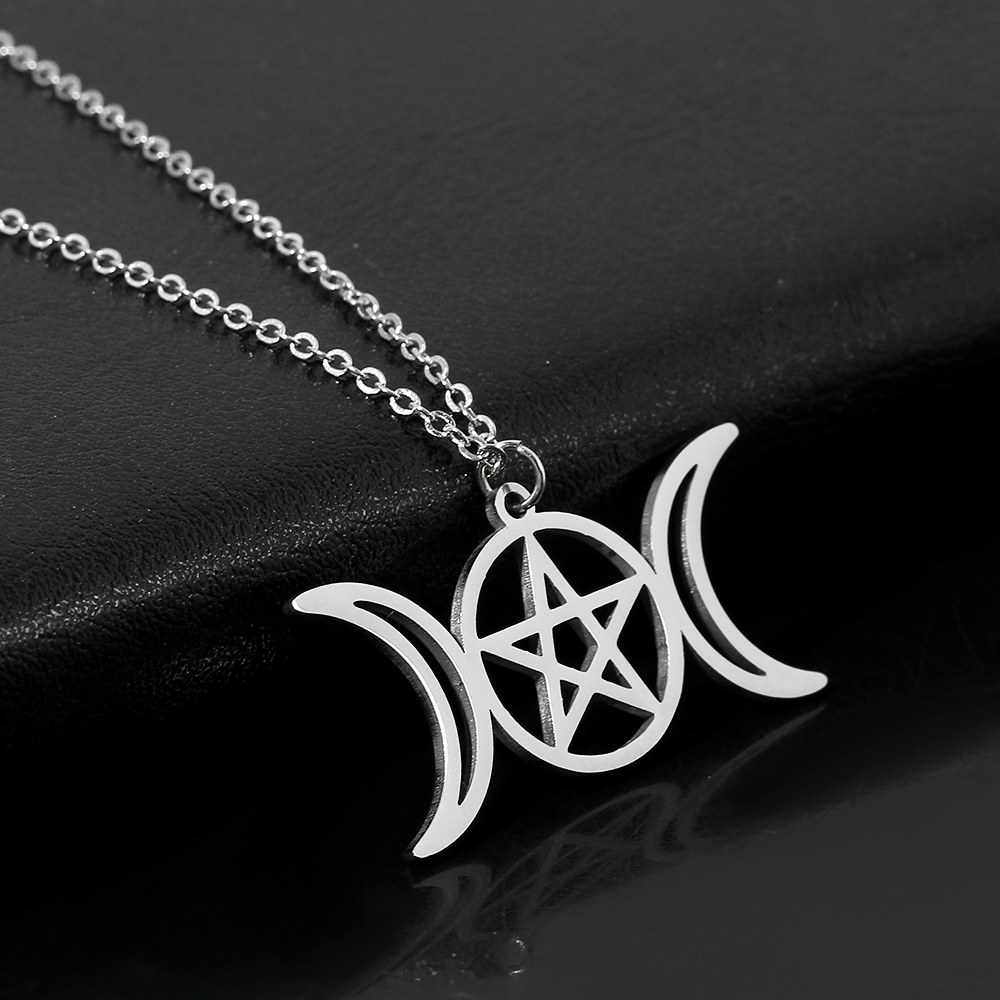 Creative Trend Double Moon Hol - Steel Chain ulasan dan harga