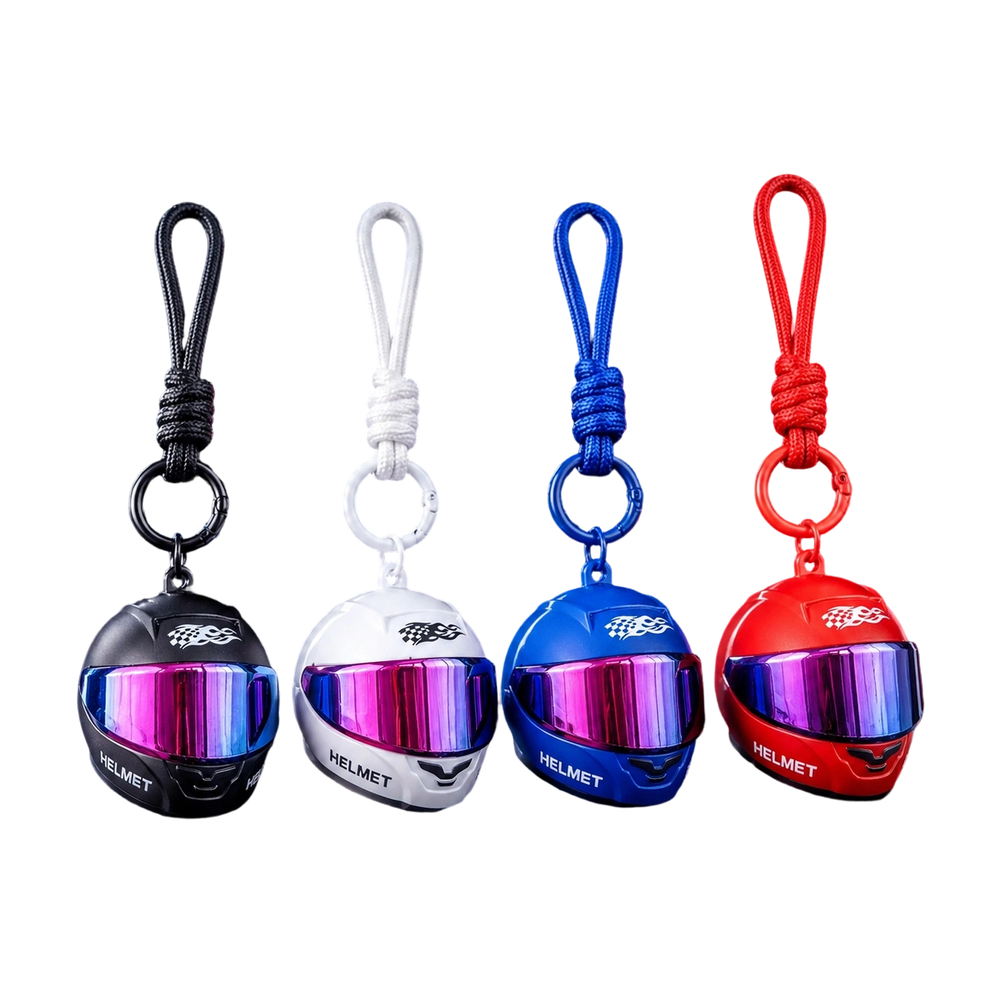 Cool Colorful Helmet Keychain  - Bicycle Chain ulasan dan harga