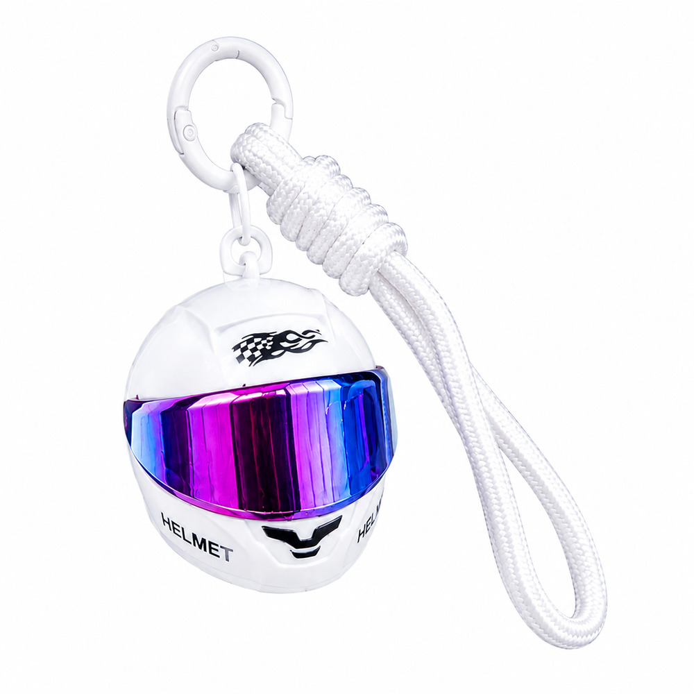 Cool Colorful Helmet Keychain  - Bicycle Chain ulasan dan harga