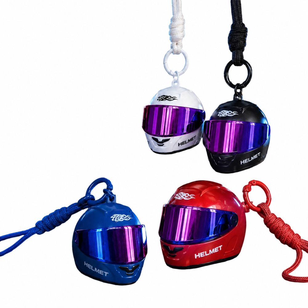 Cool Colorful Helmet Keychain  - Bicycle Chain ulasan dan harga