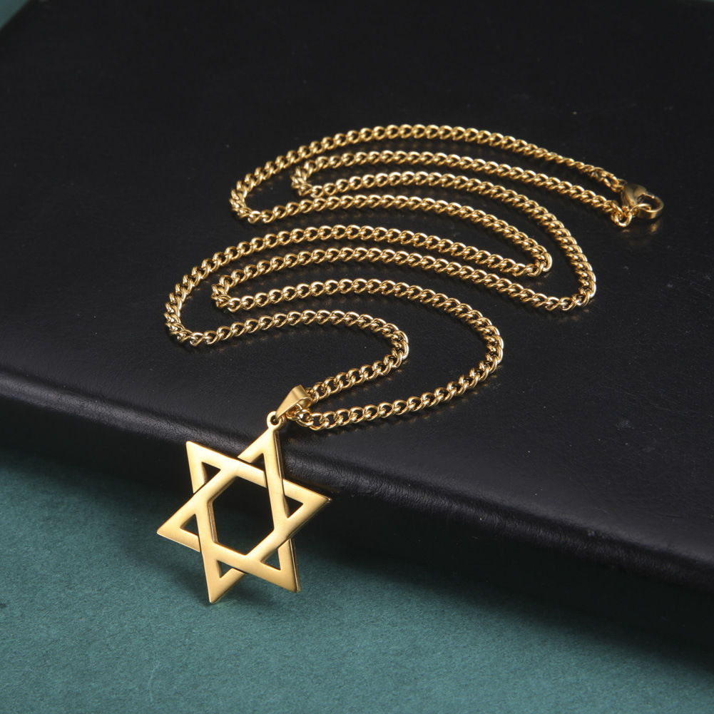 Stainless Steel Star of David  - Steel Chain ulasan dan harga