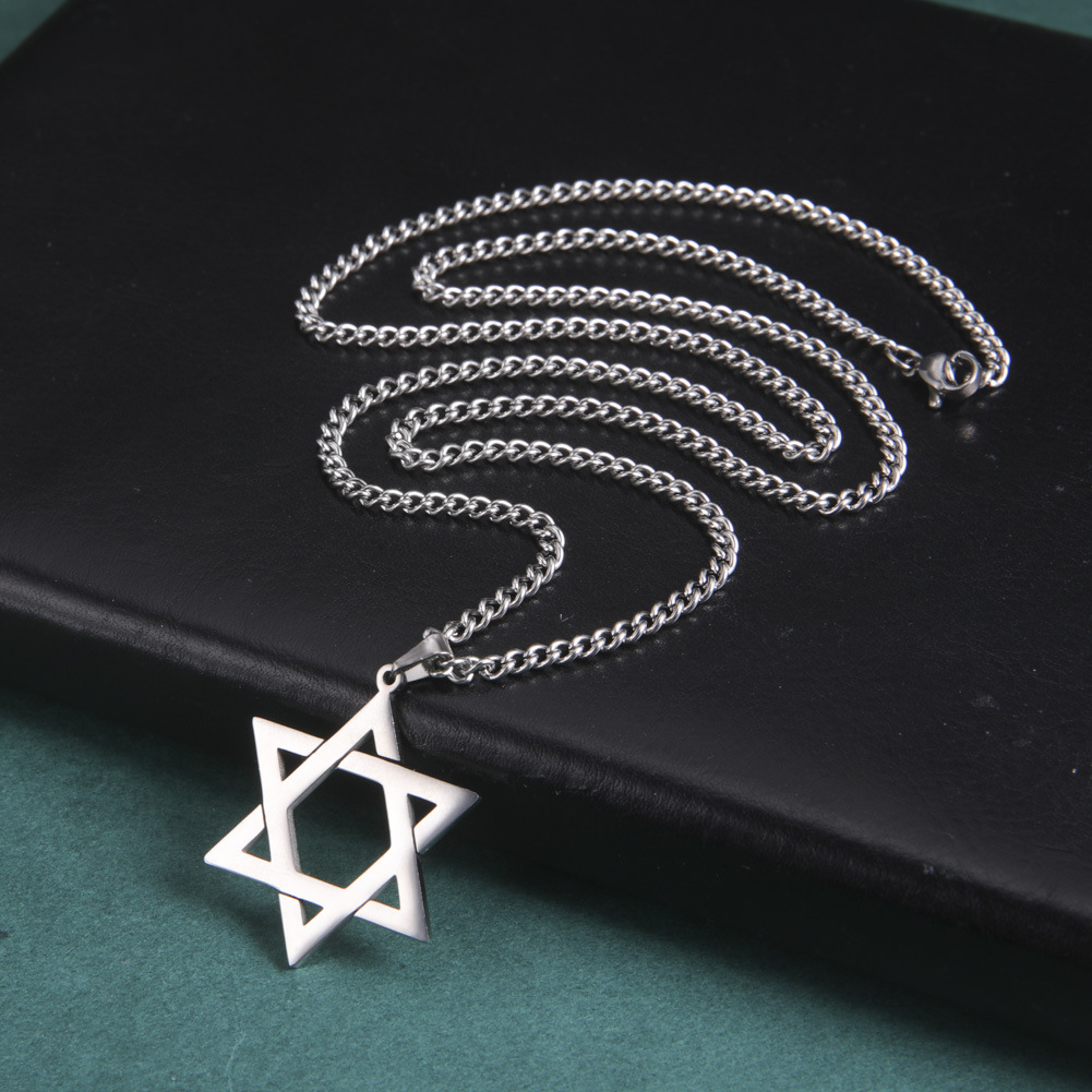 Stainless Steel Star of David  - Steel Chain ulasan dan harga