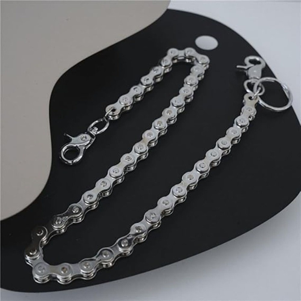 Hip Hop Style Silver Waist Cha - Bicycle Chain ulasan dan harga